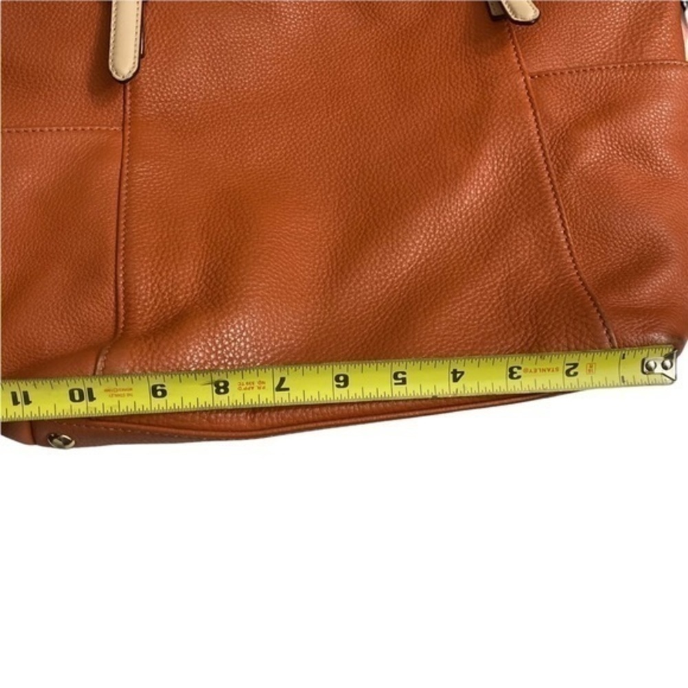 Michael kors authentic orange sienna leather tote bag - Picture 3 of 12